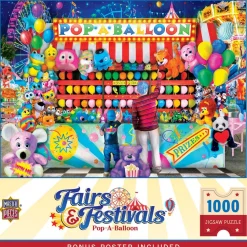 Puzzle 1000 pièces : Foires et festivals - Pop-A-Balloon - Master Pieces