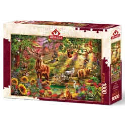 Puzzle 1000 pièces : Forêt Magique - Art Puzzle