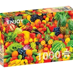Puzzle 1000 Pièces : Fruits et Légumes - EnjoyPuzzle