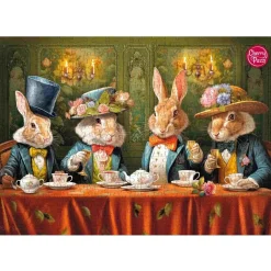 Puzzle 500 pièces : Fête des Lapins Fantaisie - CherryPazzi