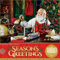 Puzzle 1000 pièces : Fêtes - L'Atelier du Père Noël - Master Pieces