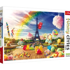 Puzzle 1000 pièces : Funny Cities : Sweet Paris - Trefl