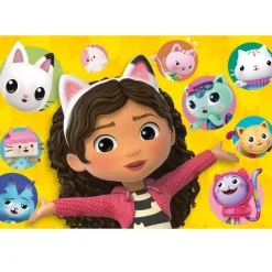 Puzzle 100 pièces : Gabby's Dollhouse - Gabby et ses amis - Schmidt