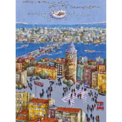 Puzzle 500 pièces : Galata Iconique - Ks Games