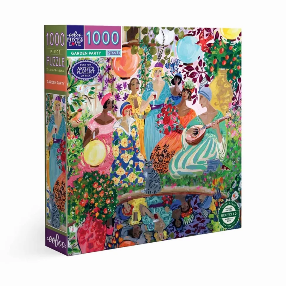 Puzzle 1000 pièces : GARDEN PARTY - Eeboo
