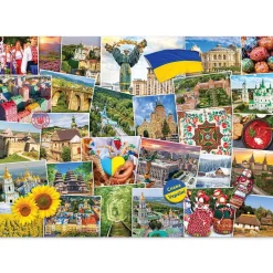 Puzzle 1000 pièces : Globetrotter : Ukraine - Eurographics