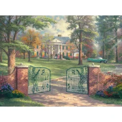 Puzzle 1000 pièces : Graceland® 50e anniversaire, Thomas Kinkade - Schmidt