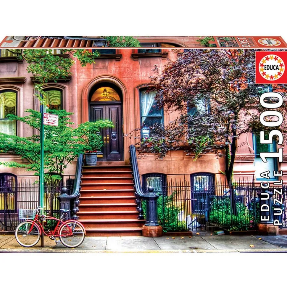 Puzzle 1500 pièces : Greenwich Village, New York - Educa