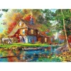 Puzzle 500 pièces : Gîte au bord de la rivière - Trefl