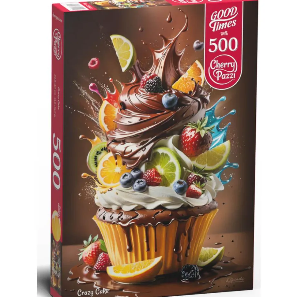 Puzzle 500 pièces : Gâteau fou - CherryPazzi