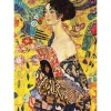 Puzzle 1000 pièces : Gustav Klimt : La Dame à l'éventail - EnjoyPuzzle