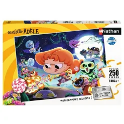 Puzzle 250 pièces : Halloween avec Mortelle Adèle - Nathan