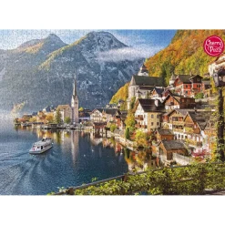 Puzzle 2000 pièces : Hallstatt dans la lumière du matin - CherryPazzi