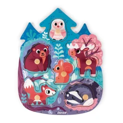 Puzzle 6 pièces : Happy Forest - Janod