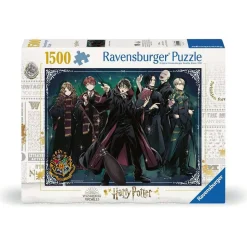 Puzzle 1500 pièces - Harry Potter : Gryfondor-Serpentard - Ravensburger