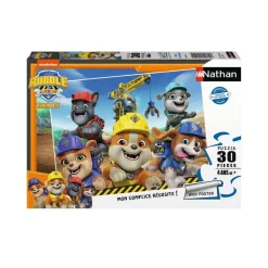 Puzzle 30 pièces : Heros du chantier - Ruben & Cie - Nathan