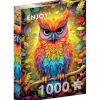 Puzzle 1000 Pièces : Hibou automnal - EnjoyPuzzle