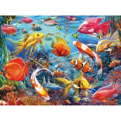 Puzzle 1060 pièces : Hidden Shapes : Vie sous-marine - Trefl