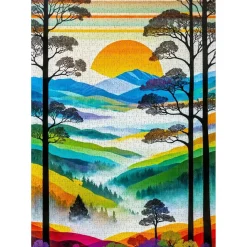 Puzzle 1000 pièces : Hilltops Breeze - EnjoyPuzzle