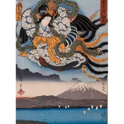 Puzzle 1000 pièces : HIROSHIGE - AMATERAS - Piatnik