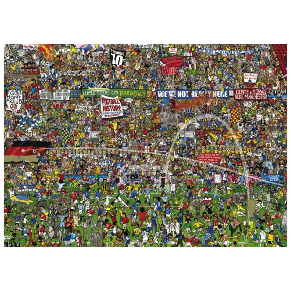 Puzzle 3000 pièces : Histoire du Football : edition Spéciale - Heye