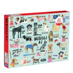 Puzzle 1000 pièces : Hot Dogs A-Z - Galison