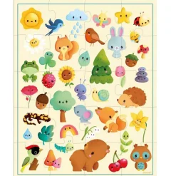 Puzzle 20 pièces : Imagier de la nature - Janod