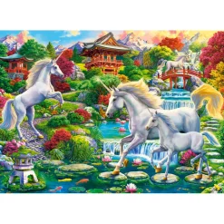 Puzzle 1500 pièces : Jardin des Licornes - Castorland