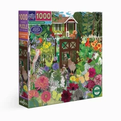 Puzzle 1000 pièces : Jardin scandinave - Eeboo