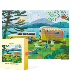 Puzzle 1000 pièces : Joyeux campeur - WerkShoppe