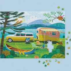 Puzzle 1000 pièces : Joyeux campeur - WerkShoppe