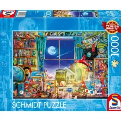 Puzzle 1000 pièces : Jusqu'à la lune - Schmidt