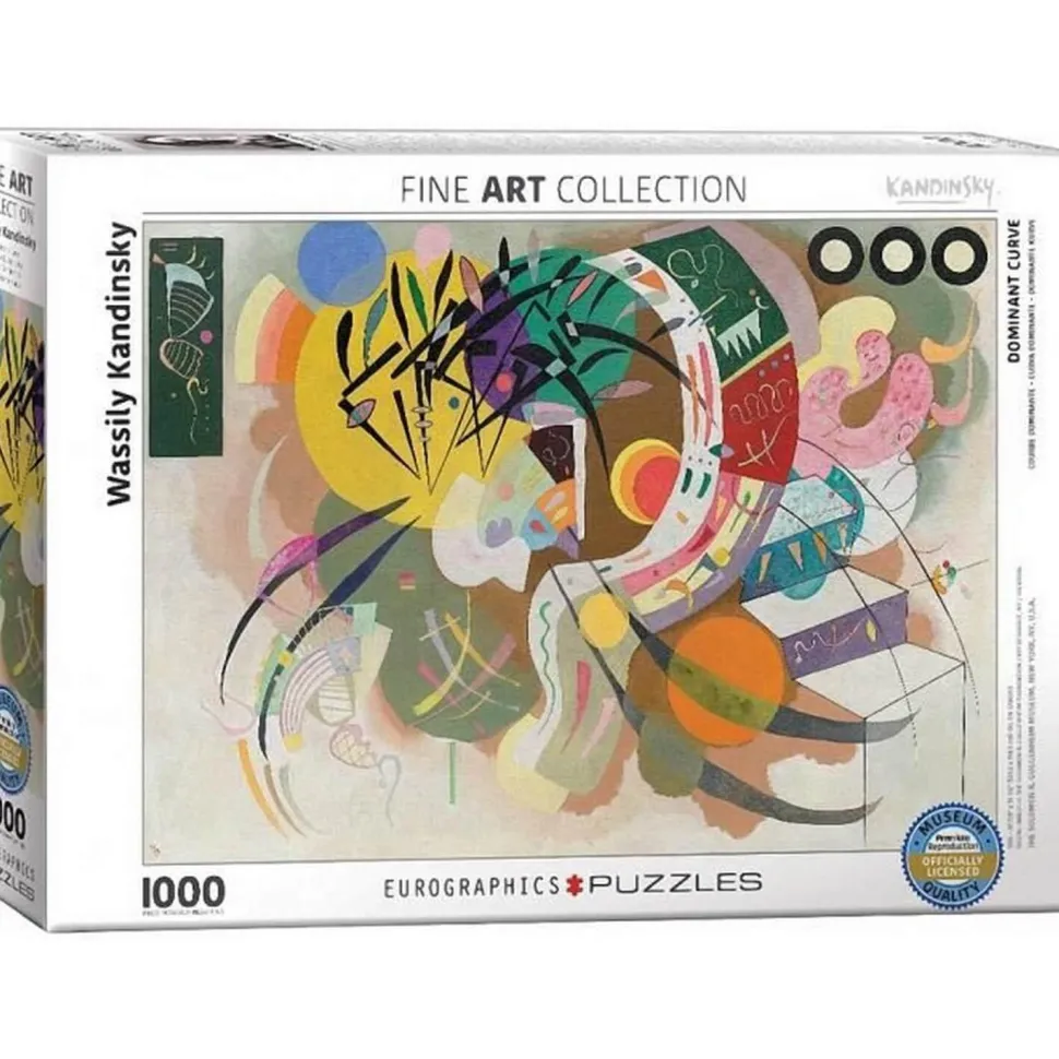 Puzzle 1000 pièces : Kadinsky : Dominant Curve - Eurographics