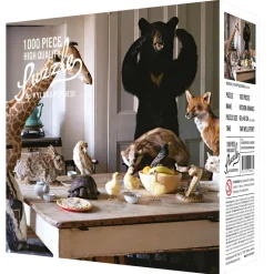 Puzzle 1000 pièces : Kitchen Animals - Kylskapspoesi