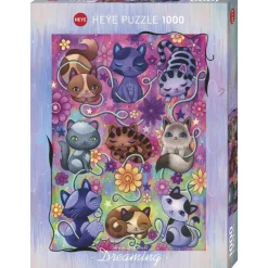 Puzzle 1000 pièces : Kitty Cats - Heye