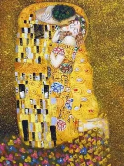 Puzzle 1000 pièces - Klimt : Le baiser - DToys