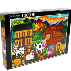 Puzzle 1000 pièces : La ferme joyeuse - JaCaRou