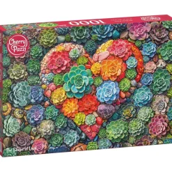 Puzzle 1000 pièces : La forme de l'amour - CherryPazzi