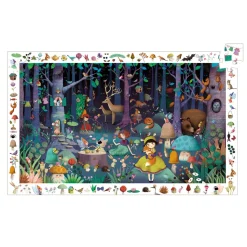 Puzzle 100 pièces : La forêt enchantée - Djeco