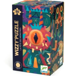Puzzle 50 pièces : La fête des monstres - Djeco
