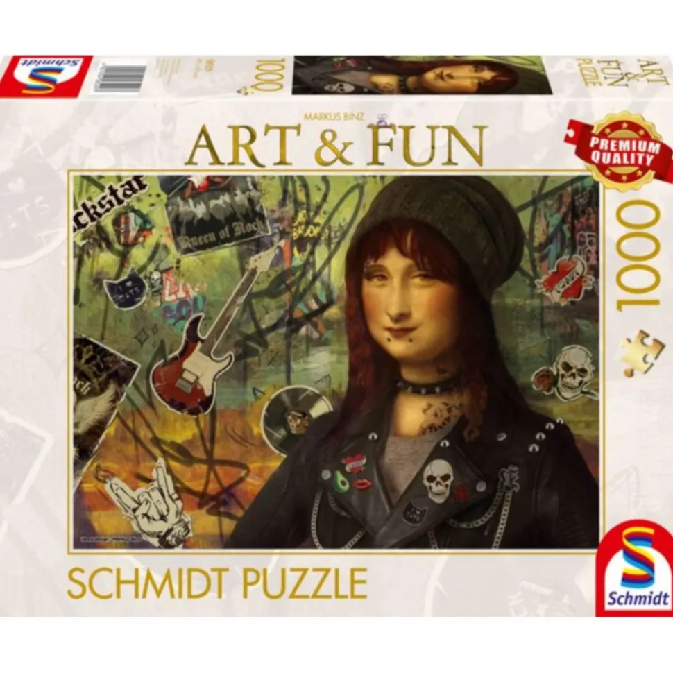 Puzzle 1000 pièces : La Joconde 2024 - Art & Fun - Schmidt