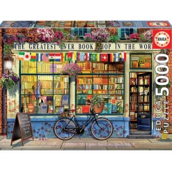 Puzzle 5000 pièces : La meilleure librairie du monde - Educa