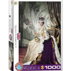 Puzzle 1000 pièces : La reine Elizabeth II - Eurographics