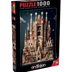 Puzzle 1000 pièces : La Sagrada Familia - Anatolian