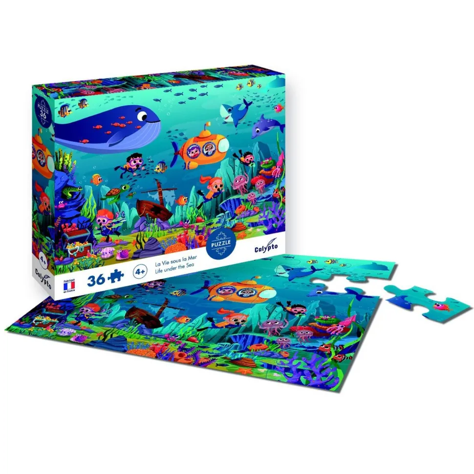 Puzzle 36 pièces : La Vie sous la Mer - Sentosphère