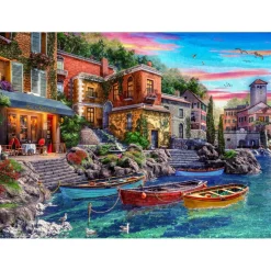 Puzzle 1000 pièces : Lac de Côme - Vermont Christmas Company