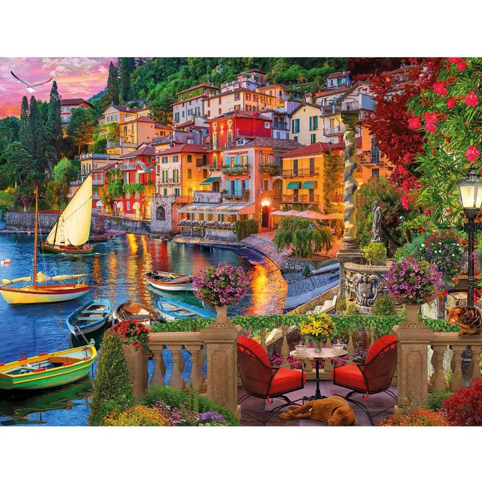 Puzzle 1000 pièces : Lac de Côme - Gibsons