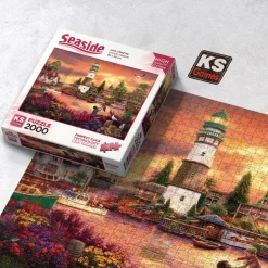 Puzzle 2000 pièces : L'amour m'a soulevé - Ks Games