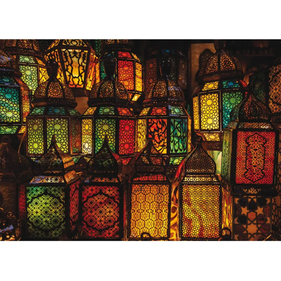 Puzzle 1000 pièces : Lanternes - Educa