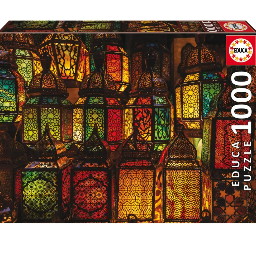 Puzzle 1000 pièces : Lanternes - Educa